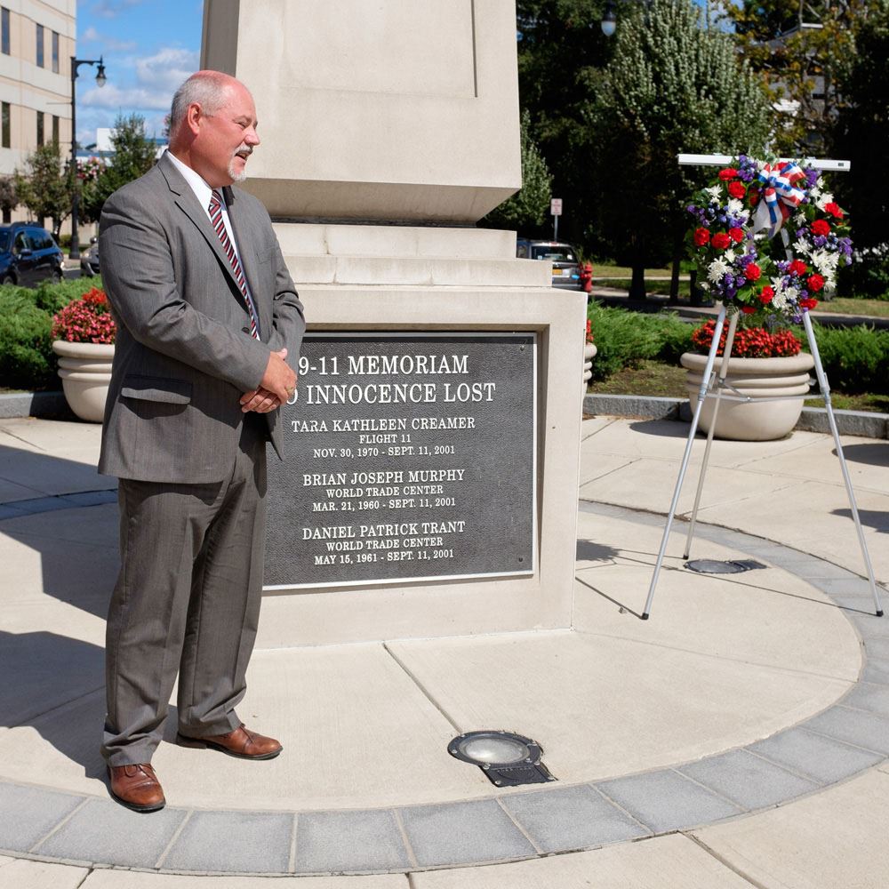 Mayor Brian Sullivan at 911 Memorial